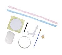 Kit per Impronte di di Bambini, Ornamento per Impronte di Argilla, Ricordo, Incluso Materiale in Argilla Sicuro per più Bambini o Animali Domestici, Fratelli, (GOLD)