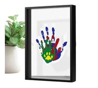 Kit Per Impronte Per La Mano Della Famiglia - Memoria Memoria Di, Moderno Stampo Argilloso | Frame Di Impronta Di Footprint Cornice Souvenir Impressione Artwork Scultura Decorazione Di Decoraz