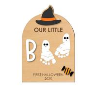 Kit Per impronteDi Mani Infantili - Set Artistico Per Bambini Di Halloween, Artigianato Per impronteE impronteDi Mani, Set Di Ornamenti Per La Memoria, Kit Fai Da Te Per La Famiglia | Blocco Di Sta