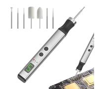 Kit Per Incisione,Incisore A 5 Velocità Con 7 Trapane, Incisore Con Memoria Di Velocità | Per Elettronica Legno Pietra Metallo Vetro Ceramica Artigianato Uomini Donne e