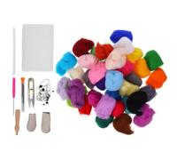Kit per Infeltrimento Lana per Insegnanti, Accessori | Acciaio Inossidabile, Spugna e Plastica, Quantità Sufficiente, per Casa, Gioielli, Dita e Decorazioni