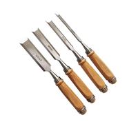 Kit per intaglio del legno Scalpello for carpenteria Falegnameria professionale Mezza sgorbia Piatta Strumento for scultura for la lavorazione del legno Set di scalpelli for intaglio del legno Coltell