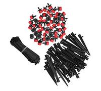 Kit per Irrigazione a Goccia da 150 Pezzi, Gocciolatori a 8 Fori per Un'irrigazione Efficiente delle Piante nei Giardini, Materiale ABS Resistente, Dimensioni 13,2 Cm