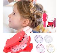 Kit per la bellezza dei capelli, 180 glitter per capelli e 1 strumento per acconciatura e acconciatura con diamante, per la decorazione dei capelli, vestiti, accessori