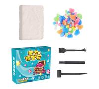 Kit per La Caccia al Tesoro, attività Educative Prescolastiche, Kit Scientifici Archeologici per Bambini E Bambine, 20 Pietre Luminose