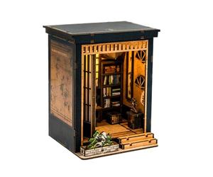 Kit per la casa in legno - Set di costruzione di casa in legno, micro-modello artigianale | Kit di montaggio ad angolo di lettura in miniatura fatto a mano fai da te per