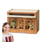 Kit per la casa, modello artigianale per la casa, idea della stanza della casa in miniatura, kit di modelli, artigianato, giocattolo da costruzione, casa realistica, kit di fabbricazione della mia