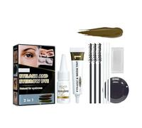 Kit per la colorazione di sopracciglia e ciglia - Colore permanente waterproof 2 in 1 per sopracciglia dall'aspetto naturale che non sbava nemmeno nuotando, facendo esercizio fisico o sudando.