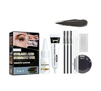 Kit per la colorazione di sopracciglia e ciglia - Colore permanente waterproof 2 in 1 per sopracciglia dall'aspetto naturale che non sbava nemmeno nuotando, facendo esercizio fisico o sudando.