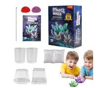 Kit per la coltivazione di cristalli | 2 cristalli colorati vibranti per crescere - Giocattolo scientifico divertente fai da te per ragazze e ragazzi per compleanno, Pasqua, arti e artigianato