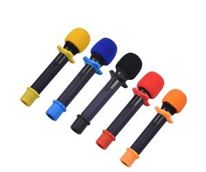 Kit per la Conservazione del Microfono Caum Parabrezza, Anello Silicone, Supporto per Maniche a Bordo Inferiore, Accessori di Sostituzione per Microfono Portatile Wireless, Kit tra Cui Schiuma,