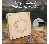 Kit per la conservazione delle piante per adulti, pressa per fiori in legno da 7
