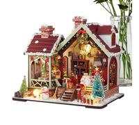 Kit Per La Costruzione Della Casa In Miniatura | Modello Artigianale In Legno 3D Assemblaggio Fai Da Te,Artigianato Da Casa In Miniatura Per Adulti E Adolescenti,Per Amanti Famiglia Amici Ragazzi