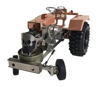 Kit per la costruzione di modelli di motore a vapore, modello di trattore con motore ad aria calda Stirling con design osseo mobile, kit di esperimenti scientifici per educazione fisica e