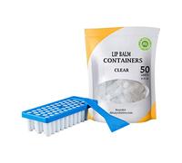 Kit per la creazione di balsamo per labbra, 50 pezzi, tubetti vuoti per balsamo per labbra con tappi, tubo per balsamo per labbra con fondo a torsione, balsami per labbra e idratanti, tubetti di