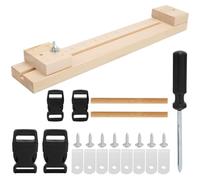 Kit per la creazione di Braccialetti, Lunghezza Regolabile Paracord Jig Bracciale Maker Paracord Bracciale Tessitura Jig Kit Bracciale in Legno Collana Maker