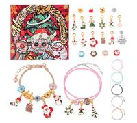 Kit per la creazione di gioielli da 24 giorni, calendario per il conto alla rovescia delle vacanze, divertente calendario per ragazze, adolescenti, donne, mogli, feste, celebrazioni invernali