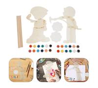 Kit per la creazione di marionette d'ombra, 2 set: forniture per marionette