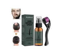 Kit per la crescita della barba da uomo â Siero attivatore per la crescita della barba â Rullo per barba da uomo