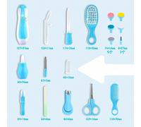 Kit per la cura del bambino "Assolutamente soddisfatto: questo set per la cura del bambino è di buona qualità e contiene tutti i piccoli accessori di cui potresti aver bisogno per il tuo bambino; tutt