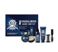 Kit per la cura della barba da uomo, set di manutenzione dei peli del viso, per la cura dei baffi, 1 kit, comodo e adatto ai viaggi, per padri, mariti, fidanzati e familiari