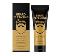 Kit per la cura della barba da uomo, Supporta la preparazione della rasatura e dello styling, 50 g, Crema detergente per barba grossolana, Detergente idratante ammorbidente, Supporta la morbidezza, pe