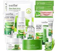 Kit per la Cura della Pelle Aloe Vera 11 Pezzi, Aloe Vera Skincare Set include D