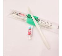 Kit per la cura della persona, per sbiancamento dei denti, dentifricio monouso, accessori per la cura della persona, confezione da 20 (bianco)