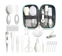 Kit per la cura della salute e della cura del bambino neonato, 25 pezzi, kit per la cura della salute per la cameretta dei neonati, prodotti per la cura del bambino (grigio)