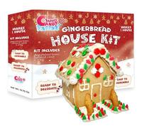 Kit per la decorazione di biscotti natalizi con glassa e caramelle, fai da te per bambini e adulti, pannelli precotti da assemblare, misura piccola, 361,5 g