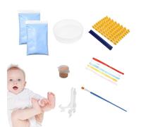 Kit per la mano del bambino, kit per ricordare le impronte delle mani, senza inchiostro, per catturare ricordi di mani e piedi