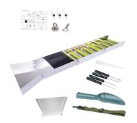 Kit per la panoramica 'oro - 1 set per il kit della padella per l'oro, set di pentole per il lavaggio 'oro compatto e pieghevole | Sets per lavaggio per la raccolta, la ricerca, la