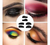 Kit per la piega dell'occhio con stampi per ombretti riutilizzabili per la piega dell'occhio - 3 forme personalizzate in silicone per occhi a mandorla. Strumento per il trucco fac