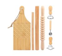 Kit per la preparazione della pasta, perno manuale in legno per uso alimentare, rotella tagliapasta, per pasta, pasticceria, cucina, casa, ristorante, uso commerciale, preparazione di pasti