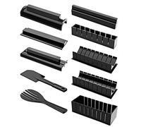 Kit per la preparazione di sushi con stampi rotondi a forma di triangolo a forma di cuore, in ABS per uso alimentare, per principianti, amanti del sushi, macchina professionale per sushi da cucina