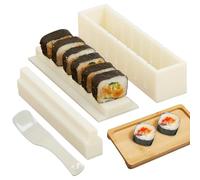 Kit per la preparazione di sushi, kit per sushi, stampi per sushi con forme per sushi e riso, kit per sushi, kit per sushi per principianti, stampo per onigiri, strumento per sushi fai da te