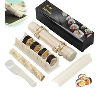 Kit per la preparazione di sushi, kit per sushi, stampi per sushi con forme per sushi e riso, kit per sushi, kit per sushi per principianti, stampo per onigiri, strumento per sushi fai da te