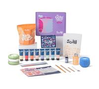 Kit per la produzione di candele Sculpd per adulti con argilla ad asciugatura rapida e set di vernice acrilica, cera di soia ecologica non tossica, olio profumato profumato, smalto per candele