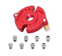 Kit per la pulizia automatica di Dowel Jig con bushings in metallo da 3 - 10 mm | Fast Splicing Vertical Hole Drill Guide Locator for Precision Wood Joinery & Cabinet Making