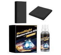 Kit Per La Pulizia Dei Fari - Strumenti per Ripristinare i Fari,Strumenti Per Il Rinnovo Dei Fanali,Per Rinnovo Dettaglio Finitura Automobilistica Veicolo Camion SUV