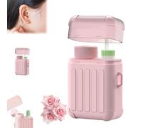 Kit per la pulizia dei piercing all'orecchio,180/240 di filo interdentale per la pulizia dei fori auricolari,detergente monouso per la cura post-trauma, kit di pulizia anti-intasamento (Pink,180PC)