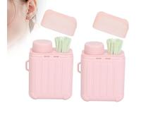 Kit per la pulizia dei piercing all'orecchio, filo interdentale per la pulizia dei fori auricolari 2025Upgrade, detergente monouso per piercing per donne e uomini, portatile per viaggi e casa (2 set)