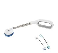 Kit per la Pulizia dei Vetri, Spazzola Elettrica per la Pulizia dei Vetri Senza Fili 8,5 W 5 V 2 A Spazzola per la Pulizia dei Vetri Elettrica Retrattile Impermeabile, Detergente per Vetri,(Bianco)