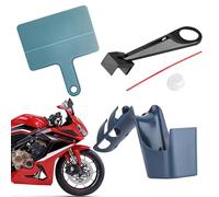 Kit per la pulizia della catena, 4 pezzi, applicatore lubrificante per olio, cera e sgrassatore, 32 x 19 x 10 cm, strumenti di manutenzione di qualità, per Powersports Parts Care