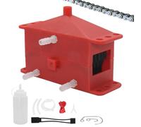 Kit per la Pulizia della Catena del Motociclo - Spazzola a Catena Resistente, pulitore di Trasmissione, Set di Attrezzi Multiuso | per Moto, Scooter, Officina, Viaggio