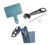 Kit per la pulizia della catena della moto, set di 4 pezzi di olio antispruzzo, parti di manutenzione Powersports, strumento di deviazione di lubrificazione, ingranaggio lavaggio bici, accessorio per