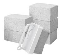 Kit per la pulizia della piscina, 7 pezzi, pietre pomice con manico per rimuovere le macchie di piastrelle, intonaco, cemento e bagno