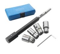 Kit per la pulizia della sede e 'albero iniettori, utensile per la guarnizione 'ugello di iniezione, set per la pulizia del tombino iniettori, set di utensili universali per la pulizia degli i