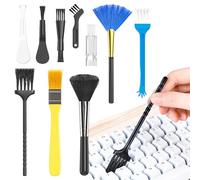 Kit per la pulizia della tastiera, 10 pezzi con spazzola per computer, spolverino portatile per tablet, console di casa, viaggi, scrivania, tappetino per mouse