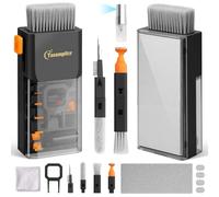 Kit per la pulizia della tastiera del computer portatile, kit di pulizia tutto in uno per MacBook, iPad, iPhone, con spazzola e spray per tablet, Airpods, auricolari, schermo del computer, monitor del